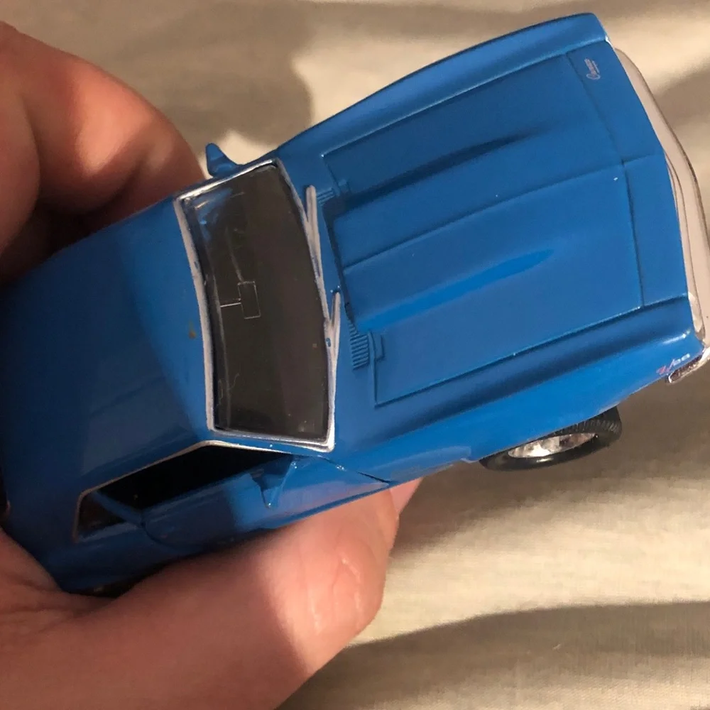 Blue 1967 Camaro 228 Pull Back